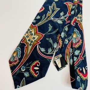 Boss Long Floral Colorz Silk 60” Multi Color Match Any Suit or Blazer